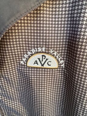 FootJoy DryJoys Rain Vest Houndstooth-Size Large-Paradise Valley